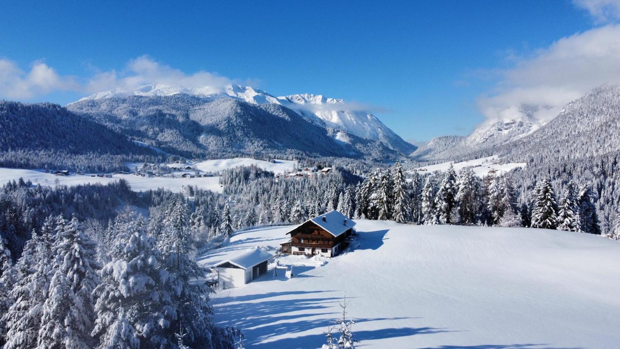 Bauernhaus Durrahof Steinberg am Rofan Bagian luar foto