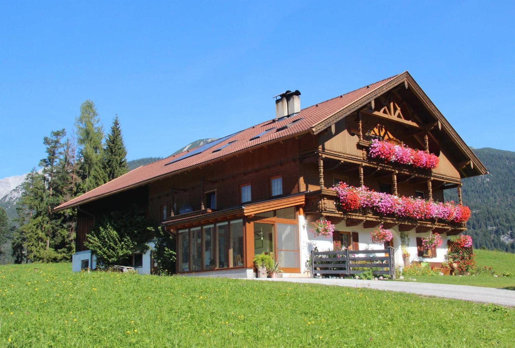 Bauernhaus Durrahof Steinberg am Rofan Bagian luar foto